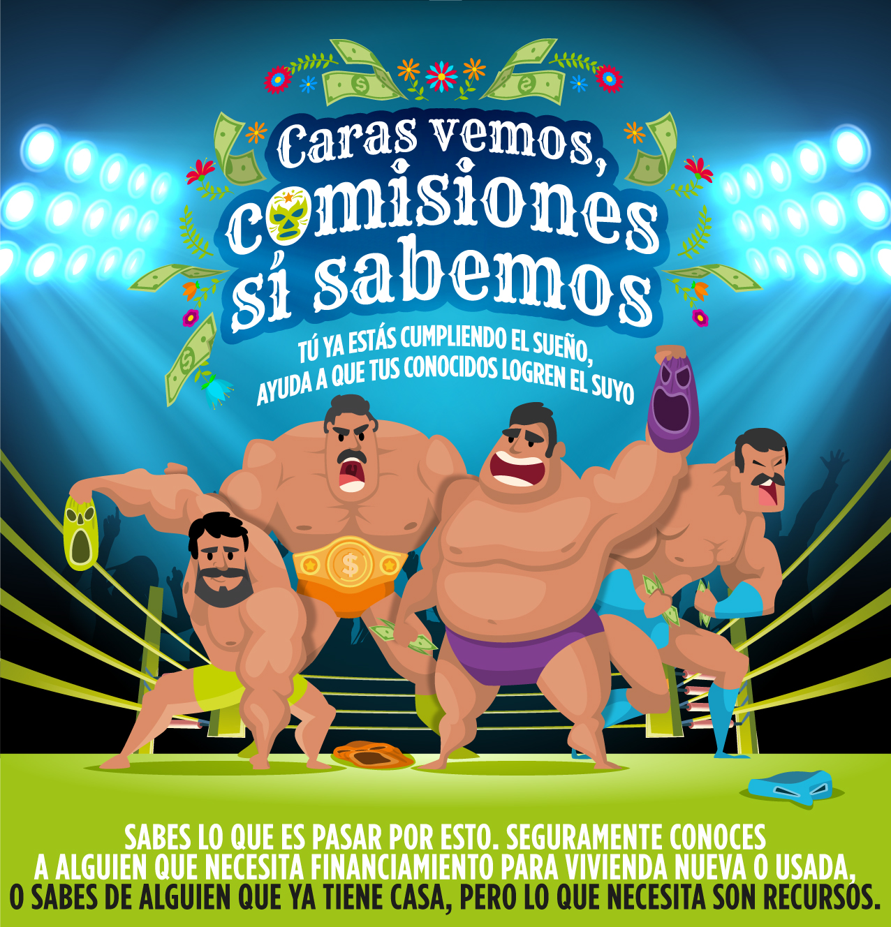 Caras vemos, comisiones sí sabemos
